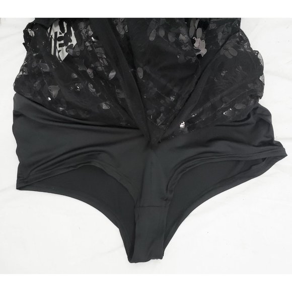 BLITHE Womens Black Fringe and Sequin Party Dress Retro 20s L NWT - Picture 5 of 12